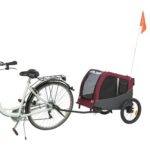 Trixie Hondenfietskat Grijs / Rood - 76/136 x 66 x 74 cm