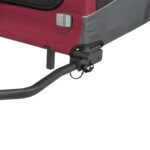 Trixie Hondenfietskat Grijs / Rood - 80/145 x 75 x 86 cm
