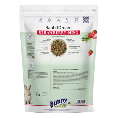 Bunny Nature Konijnendroom Special Edition Strawberry / Mint - 1,5 kg