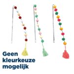 Croci Kattenhengel Pompom Assorti - 30 x 5 cm