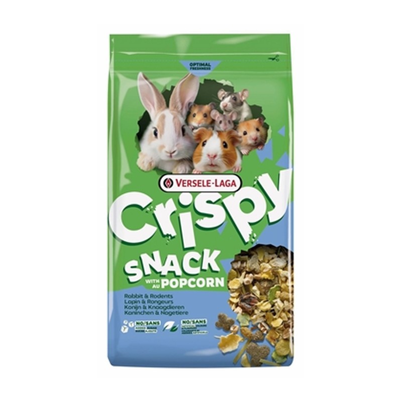 Versele-Laga Crispy Snack Met Popcorn - 550 g