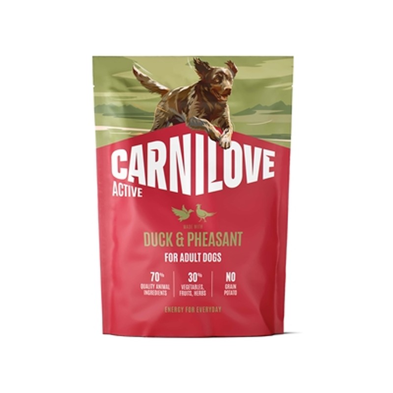 HuisdierXL VDM 456703 image derivative v1 Carnilove Active Adult All Breeds Duck / Pheasant - 1,5 kg