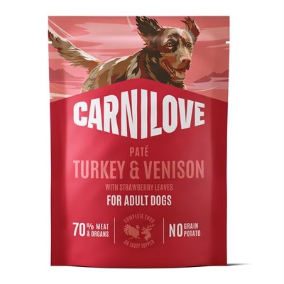 Carnilove Pouch Turkey / Venison / Strawberry Leaves - 12 x 300 g