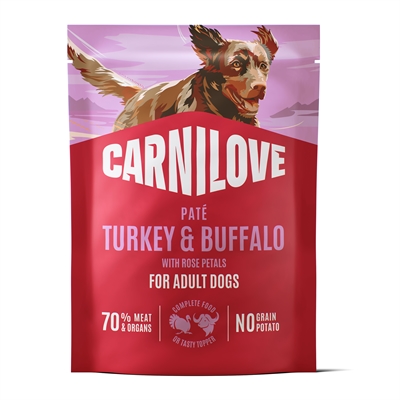 Carnilove Pouch Turkey / Buffalo / Rose Petals - 12 x 300 g