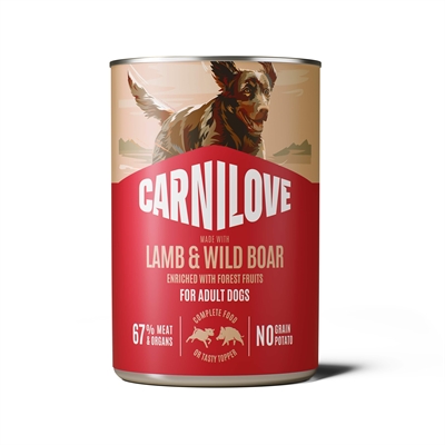 Carnilove Can Lamb / Wild Boar - 6 x 400 g