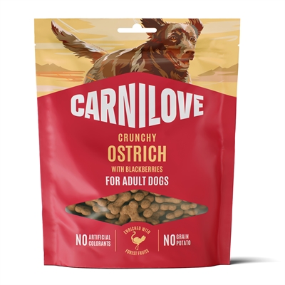 Carnilove Crunchy Snack Ostrich / Blackberries - 200 g