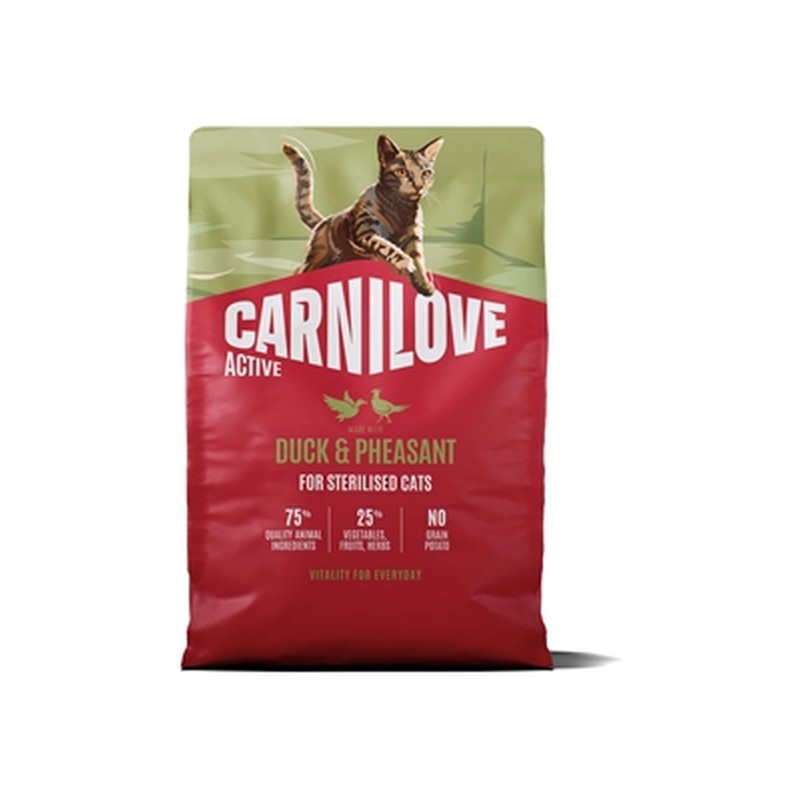 Carnilove Active Adult Sterilised All Breeds Duck / Pheasant - 2 kg