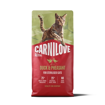 Carnilove Active Adult Sterilised All Breeds Duck / Pheasant - 6 kg