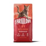 Carnilove Active Adult Sterilised All Breeds Beef / Venison - 6 kg