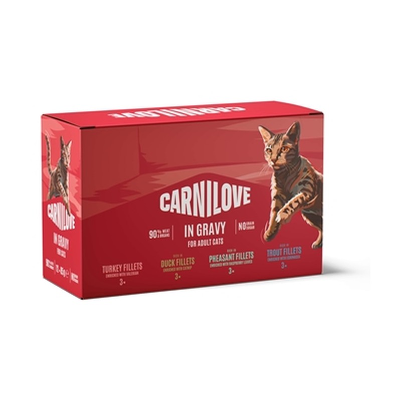 Carnilove Pouch Multipack In Gravy - 12 x 85 g