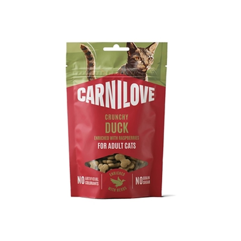 Carnilove Crunchy Snack Duck / Raspberries - 50 g