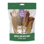 Easypets Buffalo Oren Met Vlees - 4 stuks