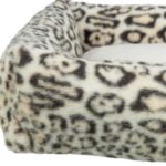 Trixie Hondenmand Leo Hoekig Panterprint Creme - 60 x 50 cm