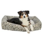 Trixie Hondenmand Leo Hoekig Panterprint Creme - 80 x 60 cm