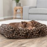 Trixie Hondenmand Leo Hoekig Panterprint Bruin - 60 x 50 cm
