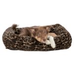 Trixie Hondenmand Leo Hoekig Panterprint Bruin - 80 x 60 cm