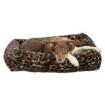 Trixie Hondenmand Leo Hoekig Panterprint Bruin - 80 x 60 cm