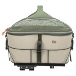 Trixie Fietsmand Voor Bagagedrager Polyester Olijfgroen / Beige - 46 x 33 x 40 cm