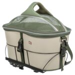 Trixie Fietsmand Voor Bagagedrager Polyester Olijfgroen / Beige - 46 x 33 x 40 cm