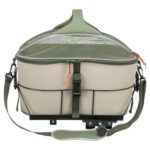 Trixie Fietsmand Voor Bagagedrager Polyester Olijfgroen / Beige - 46 x 33 x 40 cm