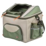 Trixie Fietsmand Voor Stuur Polyester Olijfgroen / Beige - 48 x 34 x 40 cm