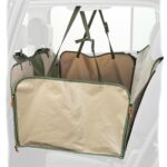 Trixie Autobeschermdeken Met Omkeerbare Hoes Olijfgroen / Beige - 161 x 210 cm