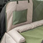 Trixie Autobeschermdeken Met Omkeerbare Hoes Olijfgroen / Beige - 161 x 210 cm