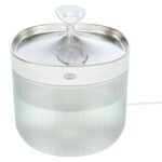 Trixie Drinkfontein Aqua Clear Kunststof / Rvs Wit - 18 x 18 x 16 cm