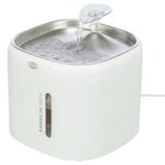 Trixie Drinkfontein Aqua Pure Kunststof / Rvs Wit - 18 x 18 x 14,5 cm