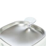 Trixie Drinkfontein Aqua Pure Kunststof / Rvs Wit - 18 x 18 x 14,5 cm