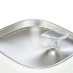 Trixie Drinkfontein Aqua Pure Kunststof / Rvs Wit - 18 x 18 x 14,5 cm