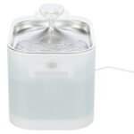 Trixie Drinkfontein Aqua Square Kunststof / Rvs Wit - 23,5 x 16 x 15,5 cm