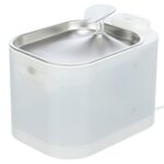 Trixie Drinkfontein Aqua Square Kunststof / Rvs Wit - 23,5 x 16 x 15,5 cm