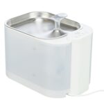 Trixie Drinkfontein Aqua Square Kunststof / Rvs Wit - 23,5 x 16 x 15,5 cm