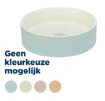 Trixie Voerbak / Drinkbak Keramiek Assorti - 12 x 12 x 3,5 cm