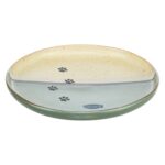 Trixie Voerbak / Drinkbak Kat Keramiek Groen / Beige - 16 x 16 x 2 cm