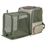 Trixie Rugzak Rocco Maximaal 10 Kg Beige / Olijfgroen - 40 x 30 x 42 cm