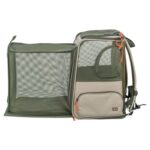 Trixie Rugzak Rocco Maximaal 10 Kg Beige / Olijfgroen - 40 x 30 x 42 cm