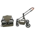 Trixie Hondenbuggy Maximaal 22 Kg Olijfgroen - 56 x 100 x 101 cm