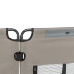 Trixie Opvouwbare Ren 8 Elementen Grijs / Zwart - 59 x 78 cm