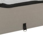 Trixie Opvouwbare Ren 8 Elementen Grijs / Zwart - 59 x 78 cm