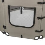 Trixie Opvouwbare Ren 8 Elementen Grijs / Zwart - 59 x 78 cm