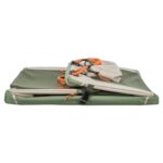 Trixie Kennel Comfy Bench Stof / Reismand Olijfgroen / Beige - 47,5 x 70 x 44,5 cm