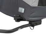 Trixie Fietskar Opvouwbaar Snelvouw Functie Tot 45Kg Grijs - Xl 87,5 x 93/150 x 97 cm