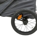 Trixie Fietskar Opvouwbaar Snelvouw Functie Tot 45Kg Grijs - Xl 87,5 x 93/150 x 97 cm