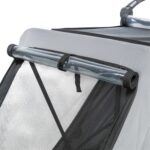 Trixie Fietskar Opvouwbaar Snelvouw Functie Tot 45Kg Grijs - Xl 87,5 x 93/150 x 97 cm