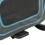 Trixie Fietskar Tot 35 Kg Blauw / Grijs - M 81 x 102/145 x 102 cm
