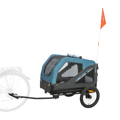 456913.jpg Trixie Fietskar Tot 45 Kg Blauw / Grijs - L 81 x 112/155 x 112 cm