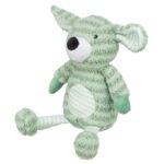 Trixie Hond Met Strepen Pluche Groen - 34 cm