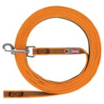 Trixie Sleeplijn Met Rubber Bekleed Zonder Handlus Oranje - 10 Mtrx1,5 cm